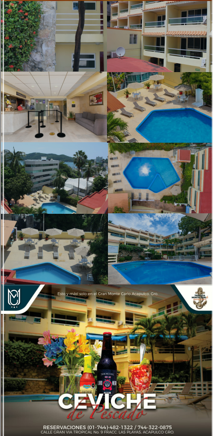 Exterior y piscina